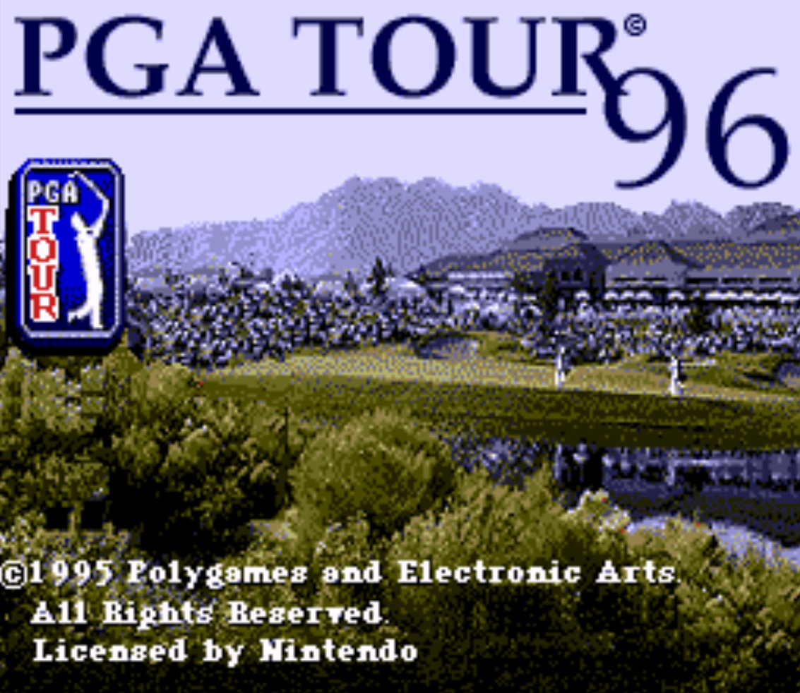 PGA Tour 96 Title Screen